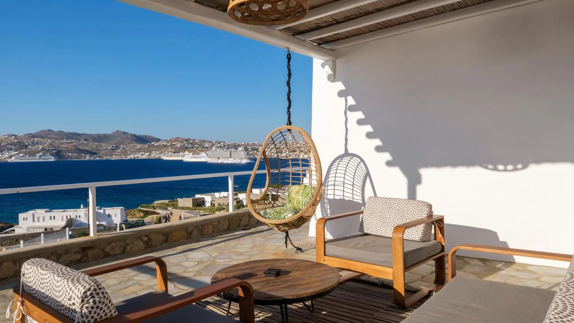 Cosset Villa Bohochic Sea&Harbourview And Sunset By One-Villas Ornos   Ornos (Mykonos)