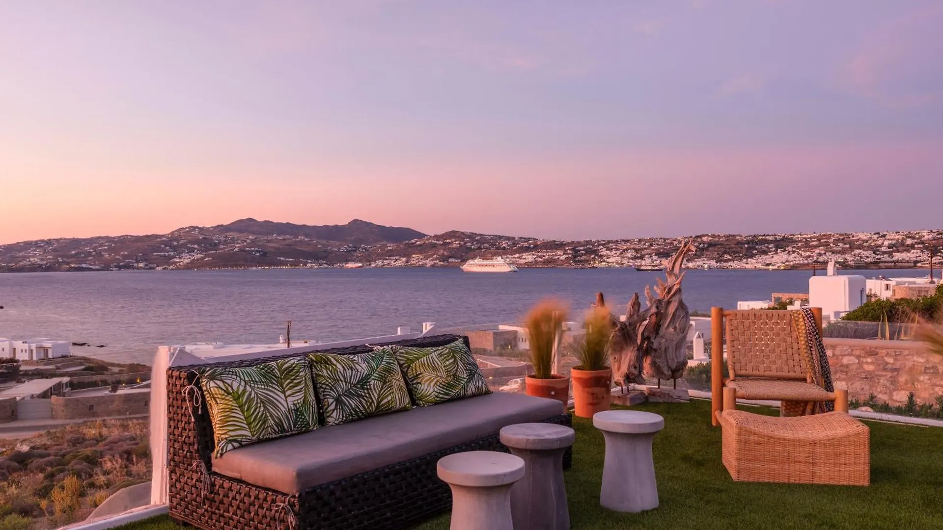 Cosset Villa Bohochic Sea&Harbourview And Sunset By One-Villas Ornos  Griechenland