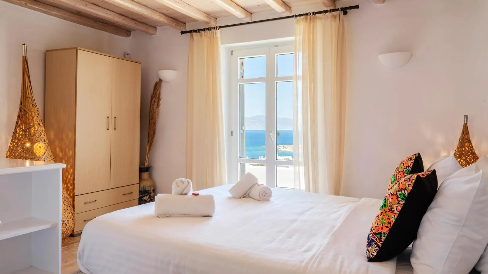 Cosset Villa Bohochic Sea&Harbourview And Sunset By One-Villas Ornos
