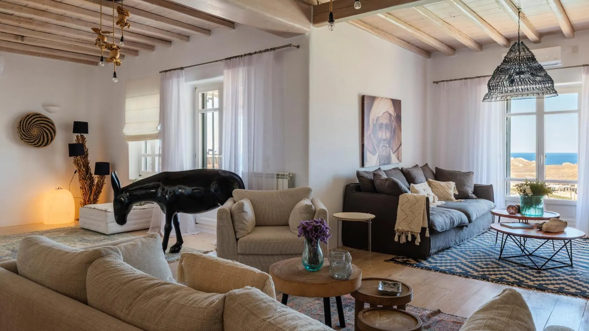 Cosset Villa Bohochic Sea&Harbourview And Sunset By One-Villas Ornos