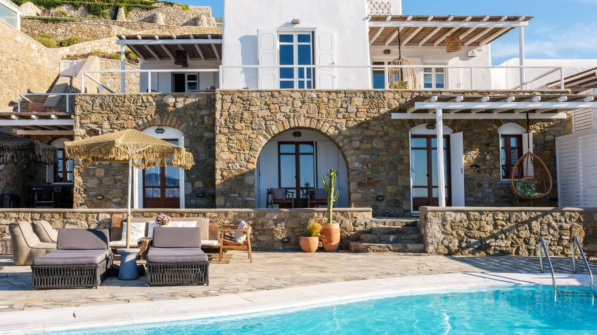 Cosset Villa Bohochic Sea&Harbourview And Sunset By One-Villas Ornos