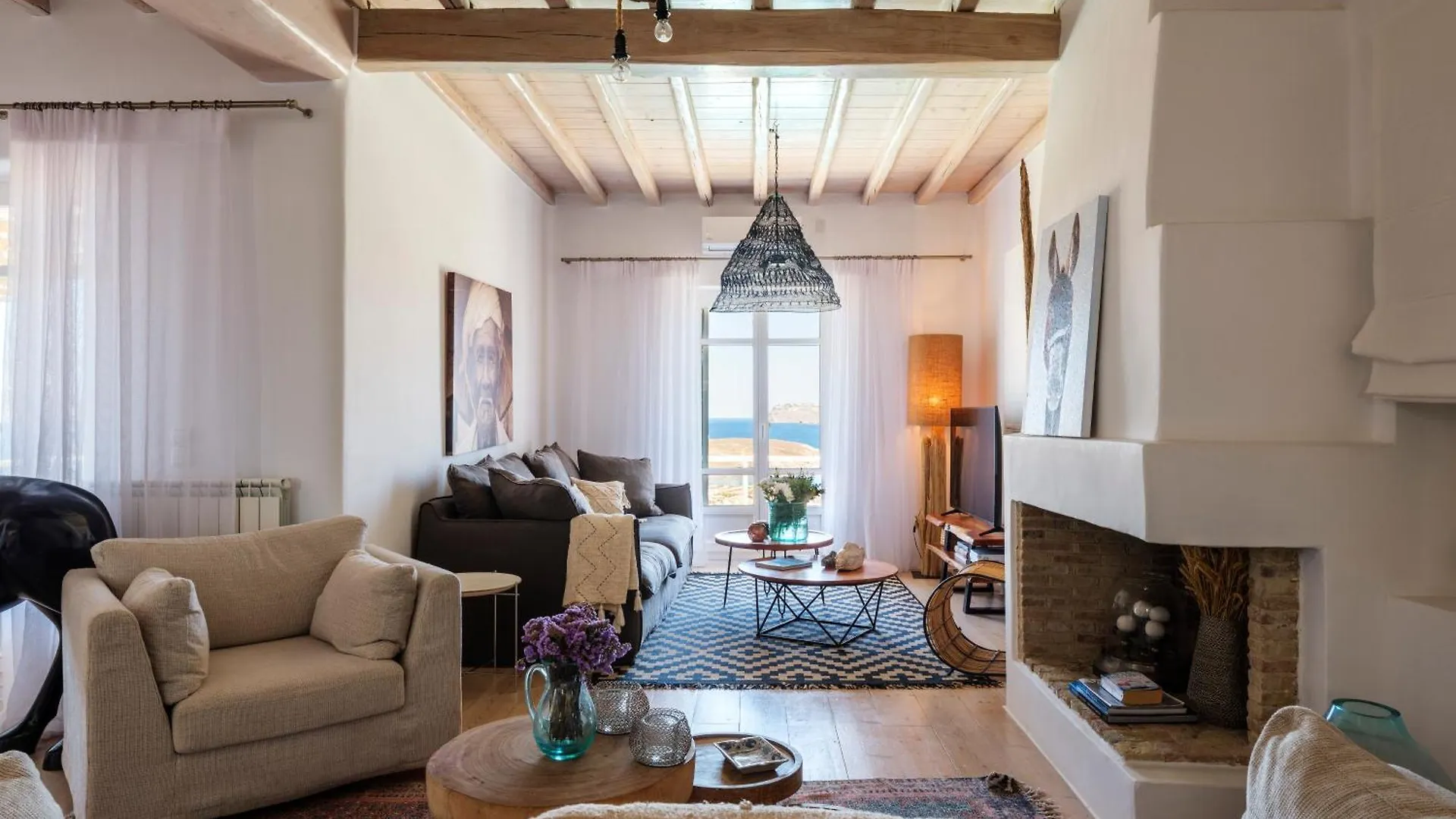 Cosset Villa Bohochic Sea&Harbourview And Sunset By One-Villas Ornos