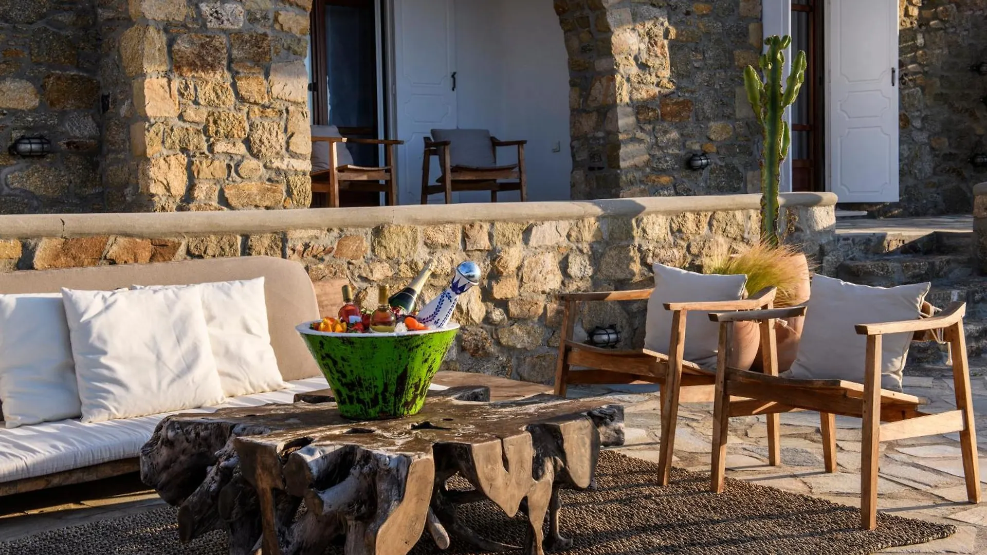 Cosset Villa Bohochic Sea&Harbourview And Sunset By One-Villas Ornos  0*, Ornos (Mykonos)