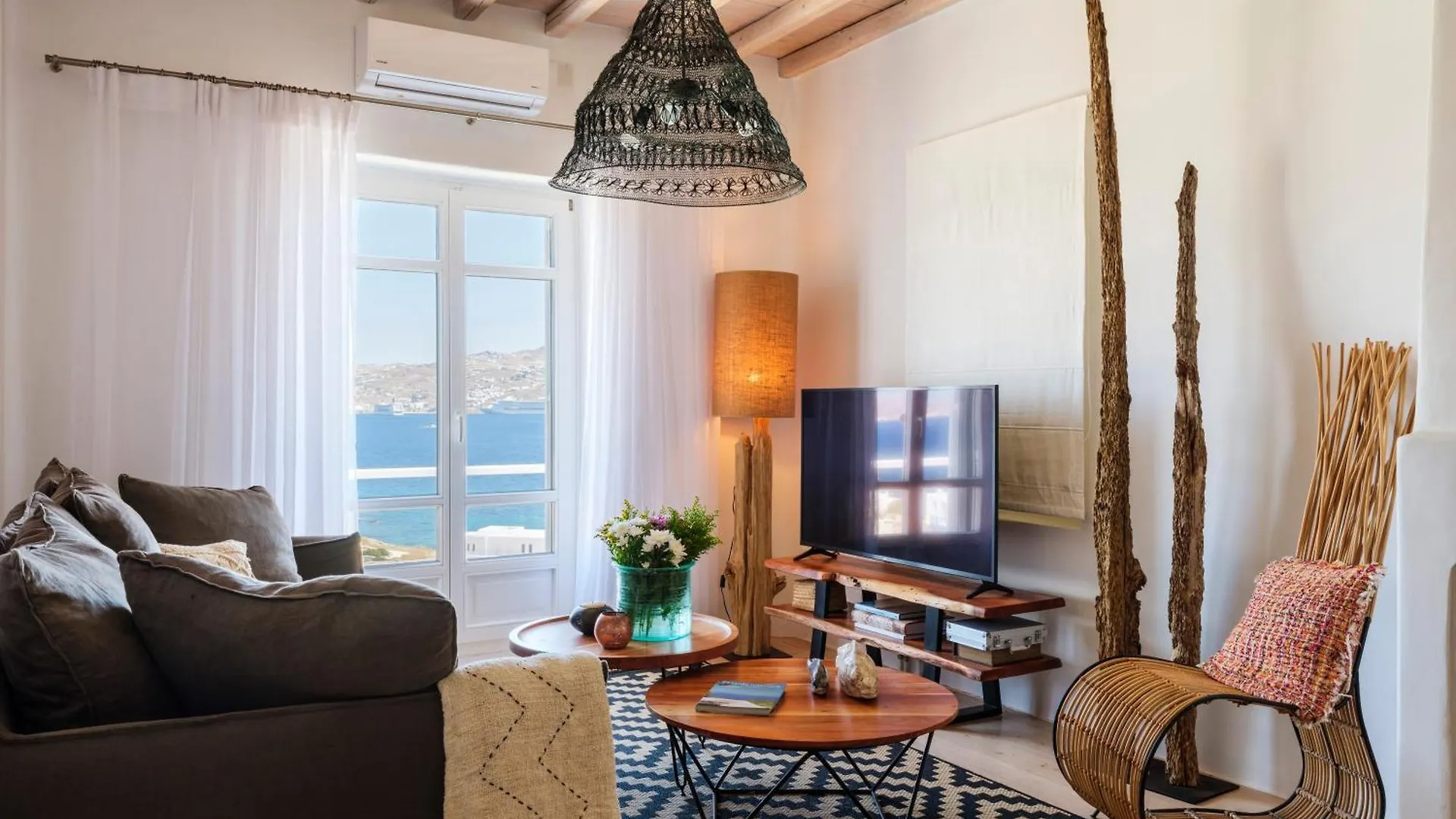 Cosset Villa Bohochic Sea&Harbourview And Sunset By One-Villas Ornos
